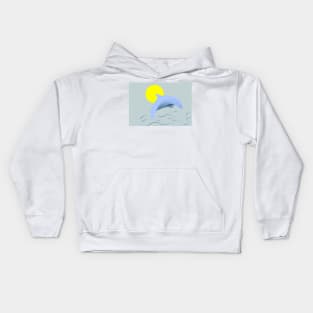 Dolpihn on the sunshine Kids Hoodie